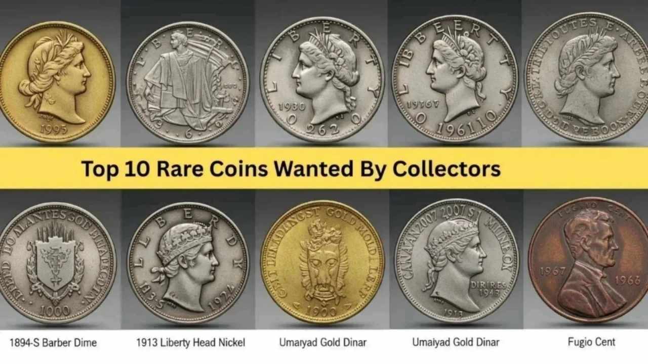 Top 10 Rare Coins Wanted by Collectors – You Might Have One in Your Change